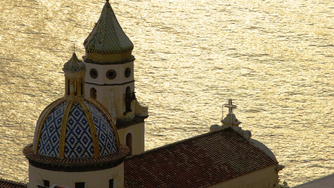 scenic view of the amalfi coast