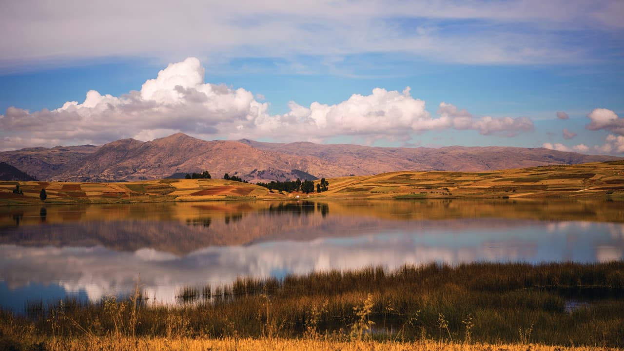 Beautiful colours of the Peruvian highlands 