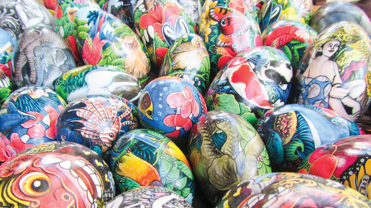 Balinese Painted Eggs