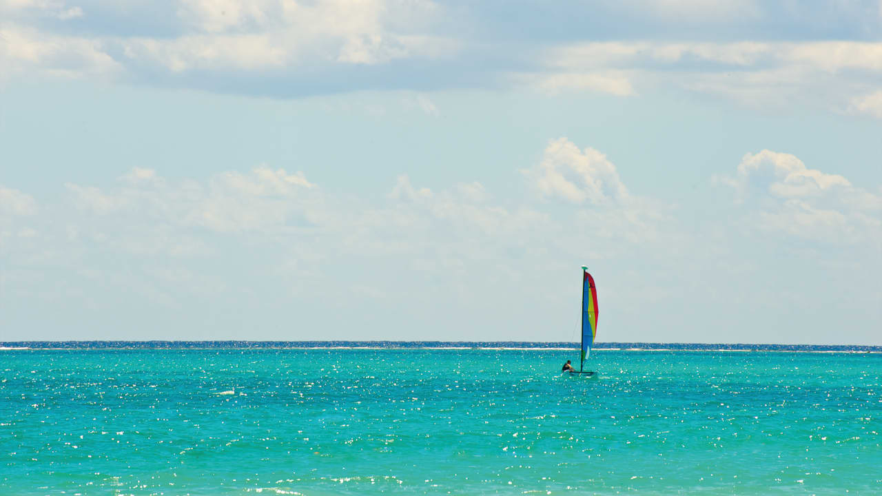 Sea kayak on the beach in Bali