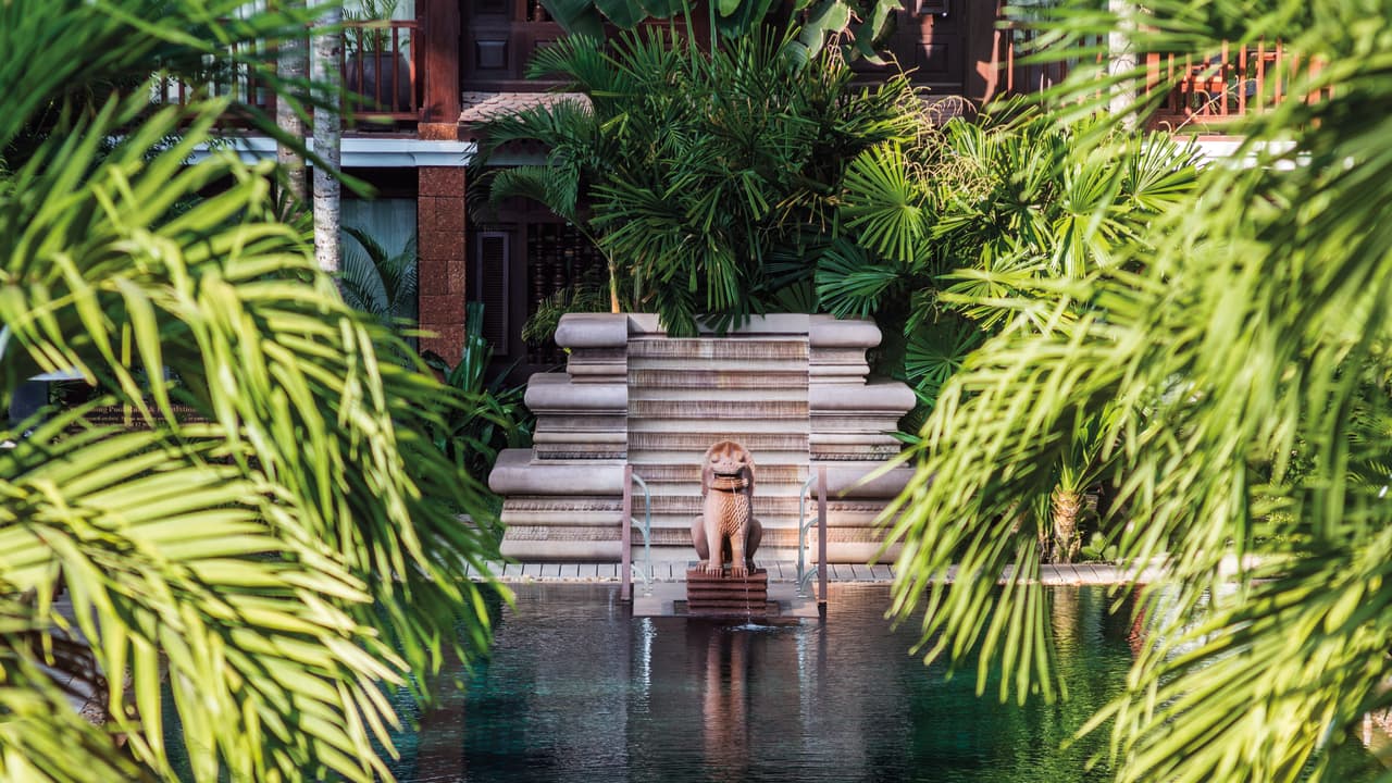 Outdoor pool at Belmond La Residence d'Angkor