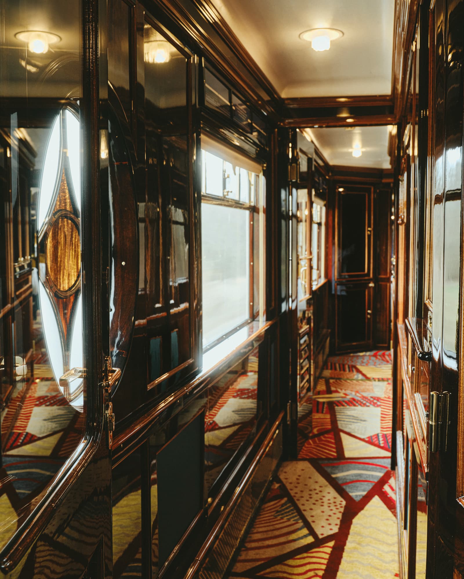 Corridor of the Venice Simplon-Orient Express