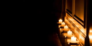 Candles in the darkness 