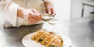 traditional russian pie kulebyaka