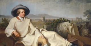 Johann Heinrich Wilhelm Tischbein’s 1787 painting of Goethe visiting the Italian countryside