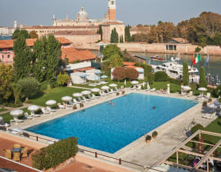 Piscina dell'Hotel Cipriani a Venezia