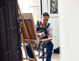 Taller de arte en Belmond Casa de Sierra Nevada