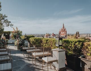The rooftop wedding venue