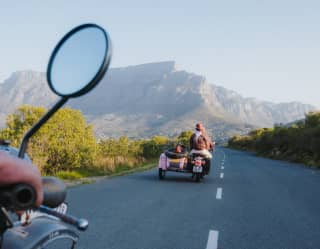 Sidecar excursion along the Western Cape 