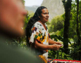 Ceremonia en homenaje a la Pachamama