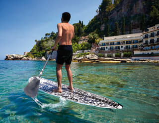 Paddle Surfing