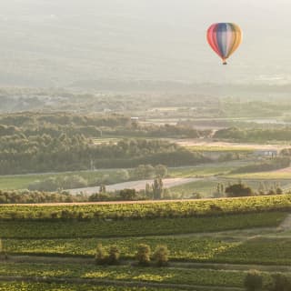 Viagem de balão de ar quente na França