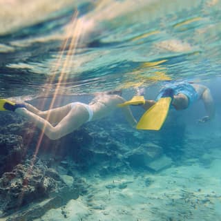 snorkeling nei cenote della penisola dello yutacan, messico