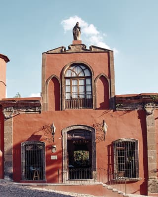 The ancient façade of Casa Parque, just one of the heritage buildings forming Casa de Sierra Nevada