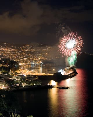 Fireworks at Funchal bay