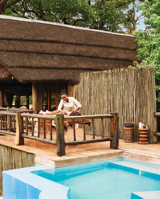 Luxury safari spa in Botswana