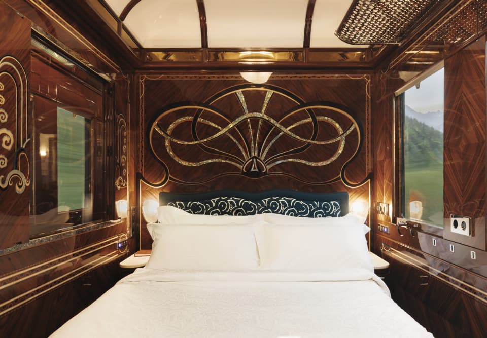 Venice Simplon-Orient-Express - After an evening of celebrations, remain  cosy in your cabin. On board the Venice Simplon-Orient-Express, breakfast  is a soothing affair as you soak up the passing views. #TheArtOfBelmond